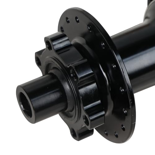DH970TR 11-Speed Rear Wheel Thru Axle Hub for 6-Bolt Disc Brake, Four Bearing, 12mm Axle O.L.D 142mm, 14G*32H, Cassette HG Freehub, for 6-Bolt Disc Brake, Black - Thumbnail 3