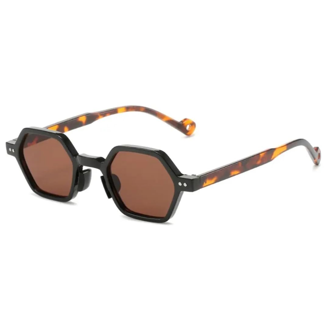 Retro Sunglasses Vintage Shades Clear Ocean Lens Rivets Sun Glasses Trendy Uv400 Glasses