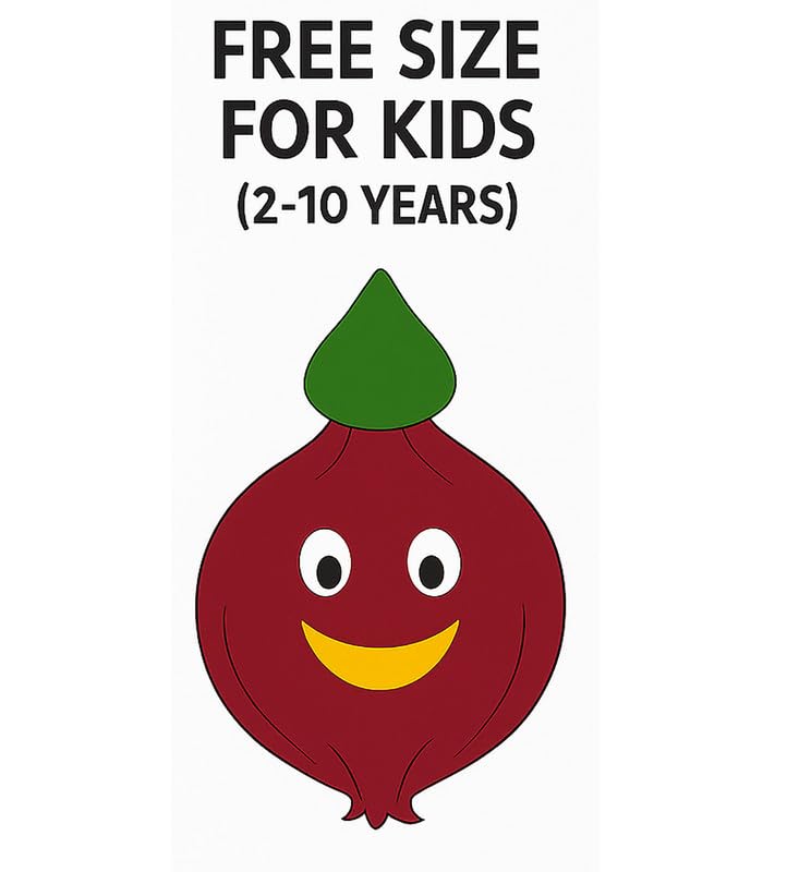 Image of FancyDressWale Fruit & Vegetable Fancy Dress Costume for Kids | Free Size 2-10 Years | School Fancy Dress, Stage Shows, Theme Parties