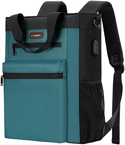 CYUREAY Tote Bag Travel Backpack For Women,Convertible Laptop Backpack Crossbody Tote Bag Casual Daypack For Work, Green