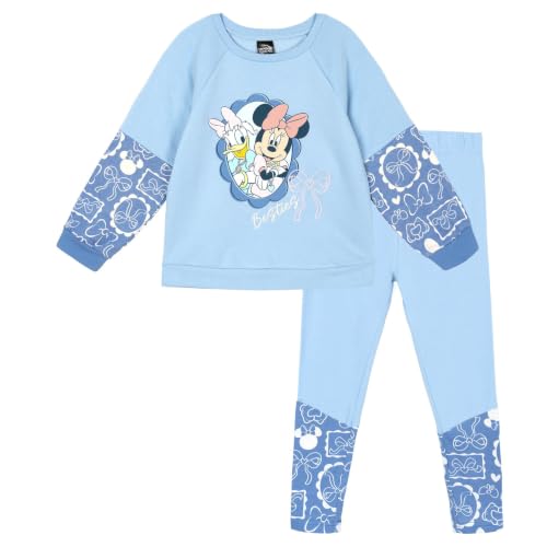 Image of Disney Minnie Mouse Fleece Sweatshirt and Leggings Outfit Set Infant to Big Kid Sizes (12 Months - 14-16)