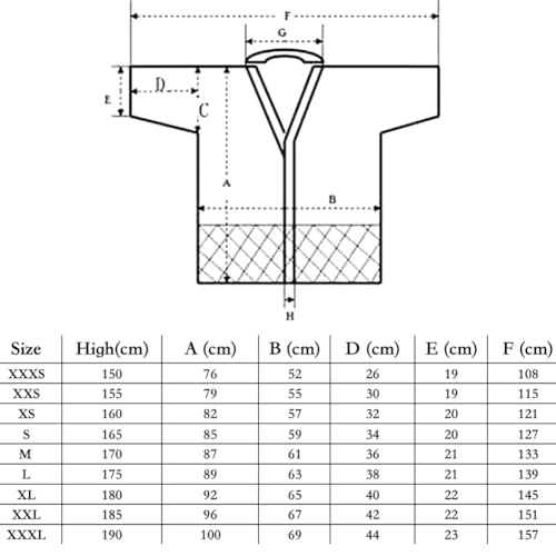 FANCYPUMPKIN Japanische Kendo-Oberteile, Kendo-Hakama, Kendo-Kleid, Kendo-Kimono, Schwertkampf, Marineblau (XL)