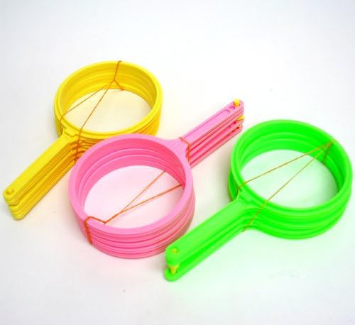 Bingkai Sendok Pancing Sekali Pakai - Set 3 Warna, 15 Buah: Permainan Memancing Seru untuk Anak-anak!