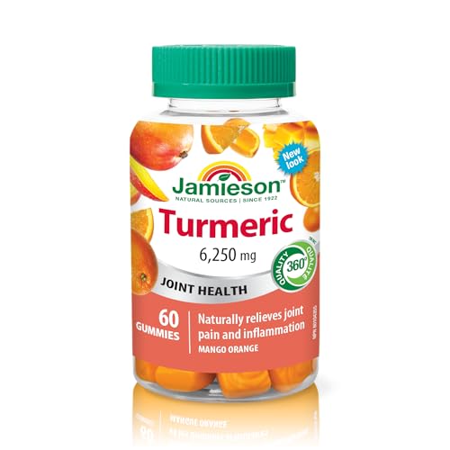 Jamieson Tumeric Gummies NEW 60 Gummies
