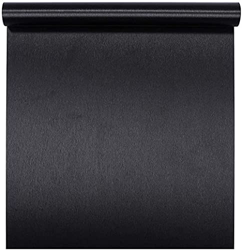 Embalaje de película de vinilo de papel de acero inoxidable, color negro cepillado, autoadhesivo, para aparatos de cocina de frigorífico de frigorífico de lavavajillas, 40 x 300 cm Cover
