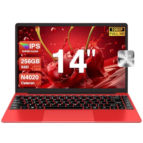 bvate PC Portatile 14 Pollici Notebook Win 11 Computer 256GB