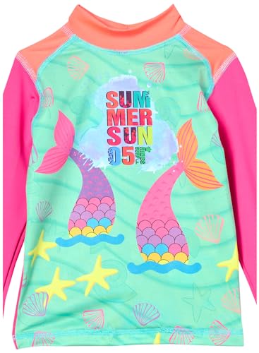 Girls' Long Sleeve Swim Set: Rashguard with Panty2