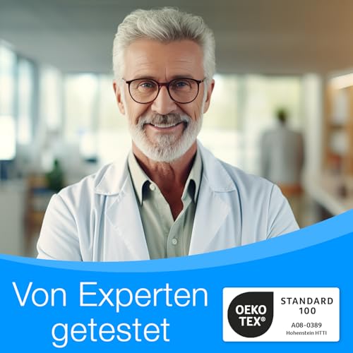 ELONEO Rückenkissen Bett/Sofa mit Abnehmbarer Nackenrolle und Seitentasche, Rückenstützkissen mit Nackenkissen, Bezug waschbar, Lesekissen, Bücherkissen, Rückenlehne