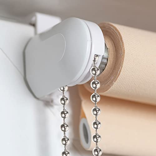 Dechous Blind Beaded Pull Chain Blind Ball Chain Extension Chain Cord With Connector Replacement Roman Metal Ceiling Fan Pull Roller Chain Light Extender For Lamp #TOP2
