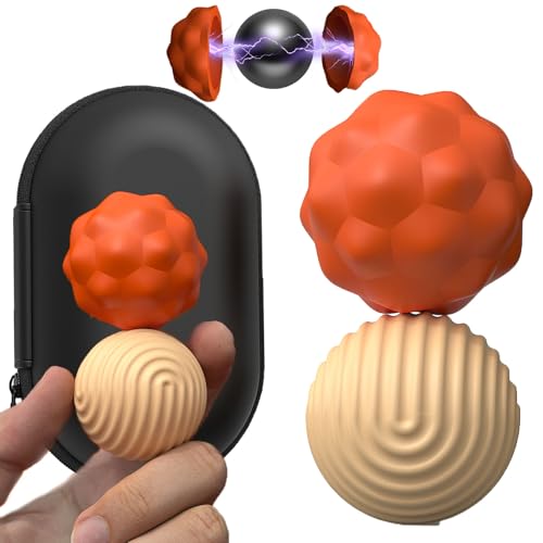 2 bolas magnéticas para el estrés, con funda de silicona, para aliviar el estrés, juguetes sensoriales, antiestrés, antiestrés, ansiedad