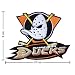 1 X Anaheim Mighty Ducks Style-2 Embroidered Iron On Patch
