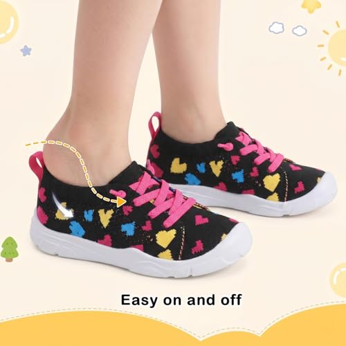 Image of LeIsfIt Toddler Shoes Boys Girls Wide Toe Box Breathable Slip-On Sneakers Kids Lightweight Barefoot Feel Shoes for Everyday Play