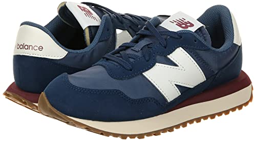 Image of New Balance Kids 237 Bungee Sneaker, NB Navy /Turtledove, 11.5 M Little Kid (4-8 Years)