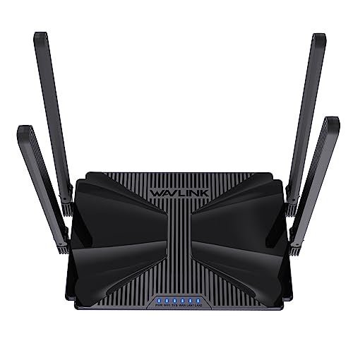 WiFi 6 AX3000 Dual Band Mesh Router, Wireless Gigabit Router for Gaming & VR, Everything Mesh & AP Mode, MU-MIMO, Beamforming, OFDMA, WPA3, 160MHz & IPv6, 1024-QAM, Low Latency for Home or Office
