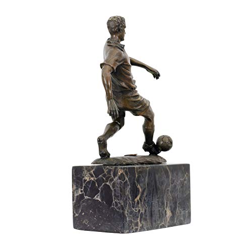 Aubaho Statuetta Calciatore Calcio 2,5kg Bronzo