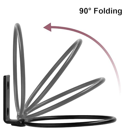 Edelstahl Hundenapf mit Wandmontage Halter, erhöhte Haustiernapf Futter- und Wassertränke für Haustiere Katze, 17,5 * 17,5cm [2er Pack ]