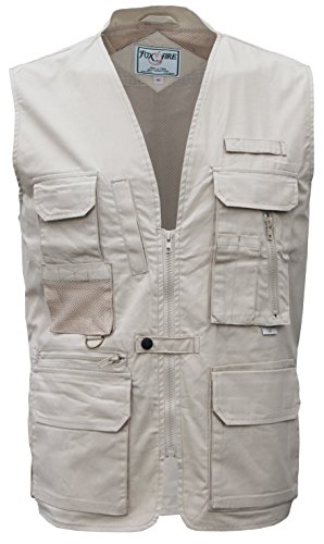 Foxfire Stone Ultimate Travel Hiking Safari Photo Vest Size Large