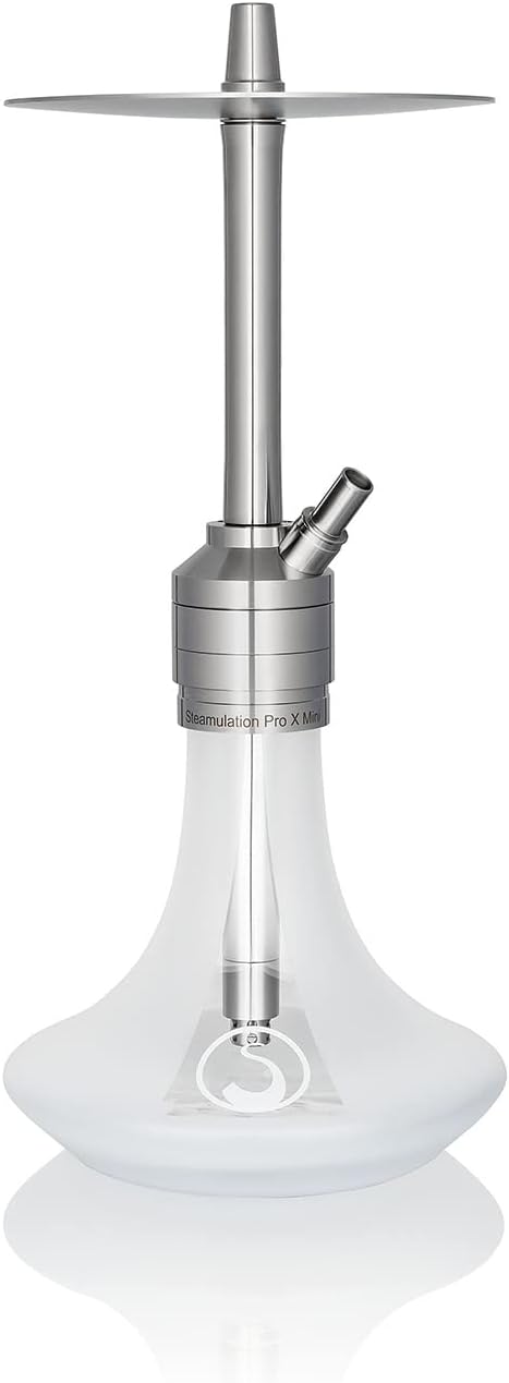 Steamulation Pipa de agua Pro X Mini White Mate Premium