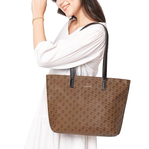 Image of Lavie Women's Mono LL Adele Tote Bag for Women | Tote Handbag for Work | Ladies purse | Stylish Shoulder Bag | Gift for Women