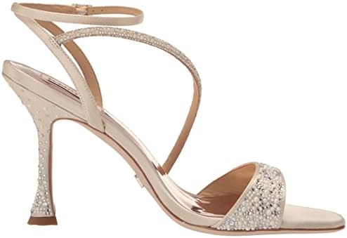 Badgley Mischka Women's Sally Heeled Sandal, Ivory, 8 | Image 5
