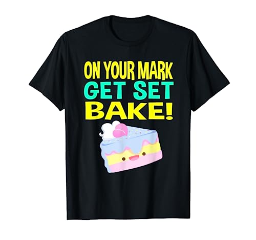 British Baking Show Gifts Baking T Shirts Get Set Bake Off T-Shirt