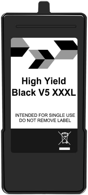 High Capacity Verite 5 XXXL Ink Cartridge Replacement for Verite 55W ECO, Verite 55 Eco, Verite 65 ECO Plus (1Pack Black)