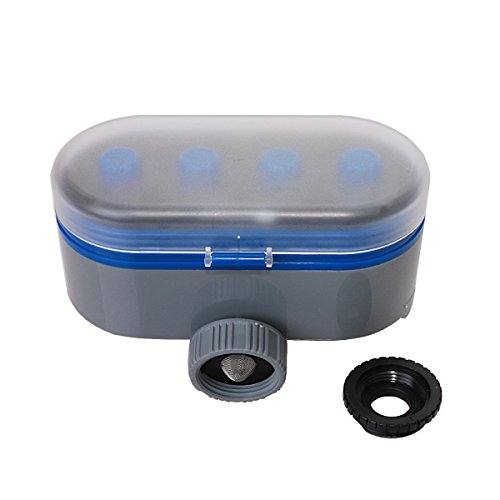 Yardeen Watering Hose Sprinkler Timer Garden Irrigation System Controller Electronic Water Timer With Two Outlets Color Blue #TOP4