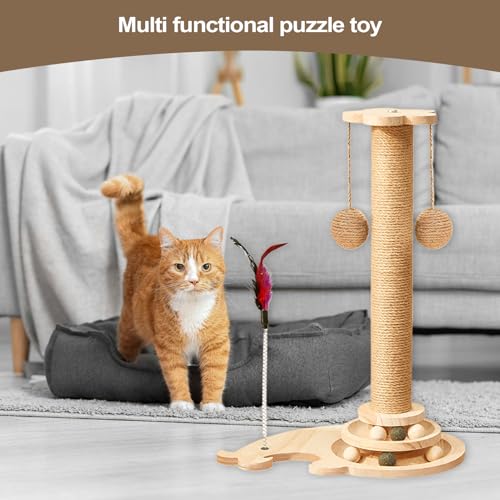 Jouet interactif pour chat d'intérieur contre l'ennui et le stress - 4