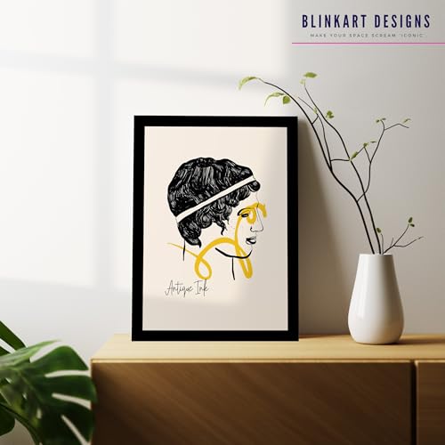 Image of BLINKART Trendy Abstract Wall Art Painting Print Design | Aesthetic Wall Decor Photo Artwork Frame Decoration Hanging For Home Bedroom Living Room Office Wall Decor | T043 | 13x10 Inches