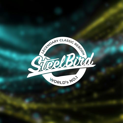 Image of Steelbird SBH 65 Retro 3.0 DOT and ISI Certified Open Face Helmet for Men and Women (Large 600 MM,Glossy Yellow)