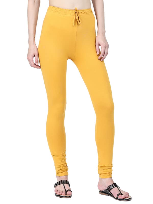 Image of Robinbosky Cotton Churidhar Leggings for Women - Stylish, Stretchable & Flattering Fit for All-Day Comfort