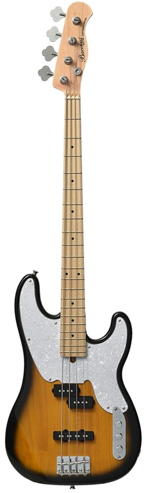 Amazon | Bacchus BTB-PJ/M 2TS 2トーンサンバースト エレキベース