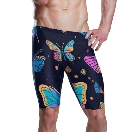 Butterfly Men's Swim Jammers Racing & Training Swimsuit Fast, Flexible,Comfortable XXXL B0401590