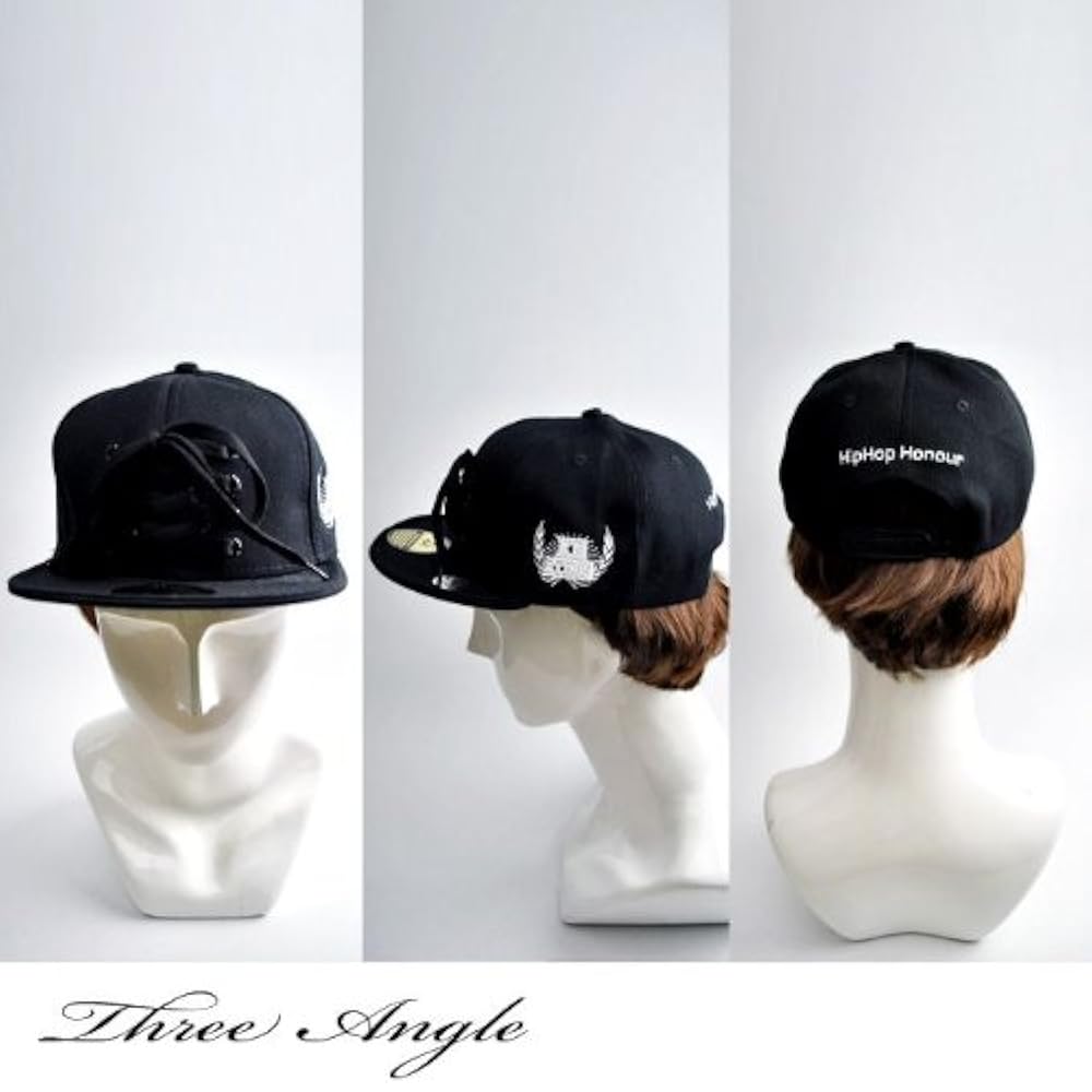 Amazon | Hiohop Honour 紐結びのスナップバックキャップ