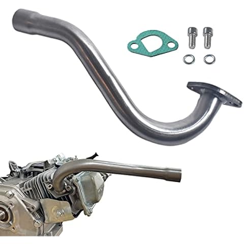 QASKEHKT Exhaust Header Pipe for Predator 196cc 212cc GX160 GX200 Go Kart Cover
