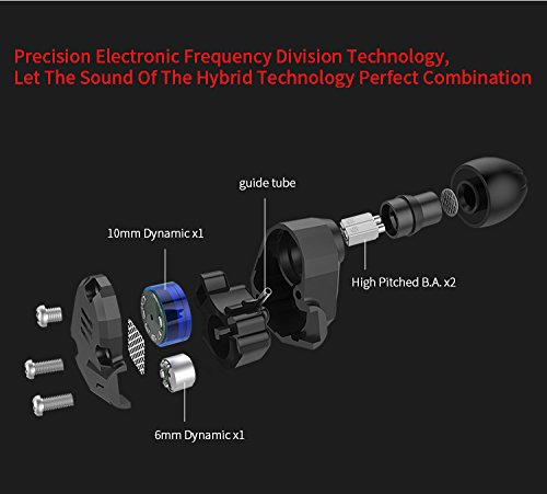 Amazon.co.jp: 最新のKZ ZS6 2DD + 2BAハイブリッドイヤホンHIFI DJ