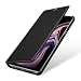 Produktbild STILGUT Book Type Lederhülle für Samsung Galaxy Note 9. Seitlich klappbares Flip-Case aus Echtleder, Schwarz