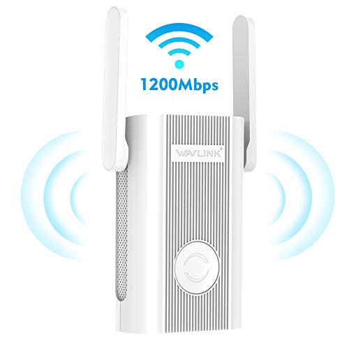 WiFi Extender, 1200Mbps 2.4GHz and 5.8GHz Dual Band WiFi Booster and Signal Amplifier