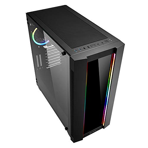 Sharkoon Elite Shark CA200M, Pc case, ARGB, Controller RGB 8 entrate, montaggio schede grafiche verticale ed orizzontale