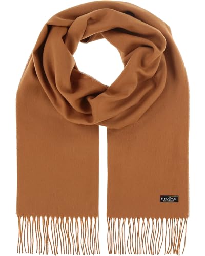FRAAS Cashmink Schal 35 x 200 cm - Weicher als Kaschmir - Made in Germany - Schal einfarbig für Damen und Herren - Perfekt für Herbst und Winter Cafe Au Lait