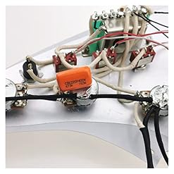 Guitare Humbucker Stratocas Type de 7-Way Convertisseur de tir à Push-Push-Push-Push Multifonctionnel Pickguard Guitare… - Les Beatles, Paul McCartney, John Lennon, RIngo Starr, George Harrison Guitare Humbucker Stratocas Type de 7-Way Convertisseur de tir à Push-Push-Push-Push Multifonctionnel Pickguard Guitare… – Image 6