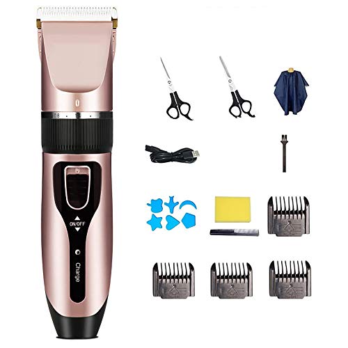 Professionele Tondeuse Voor Huisdieren, Snoerloze Scheerapparaat Voor Hondenverzorging, Puppyclipper Met Laag Geluidsniveau, Oplaadbaar, Geschikt Voor Kleine, Middelgrote Honden, Katten