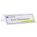 C-Line Plastic Name Tent Holders, 2-1/2 x 8-1/2 Inches, Clear, Pack of 25 (87597)