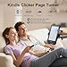 Page Turner Remote for Kindle Paperwhite Oasis Kobo eReaders, Compatible with Kindle E-Readers and Cases, Ideal for eBooks, Ergonomic Remote Control Clicker Reading Novels（Blue）