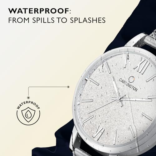 Image of Carlington Analog Watches for Women with mesh Strap - CT 2018