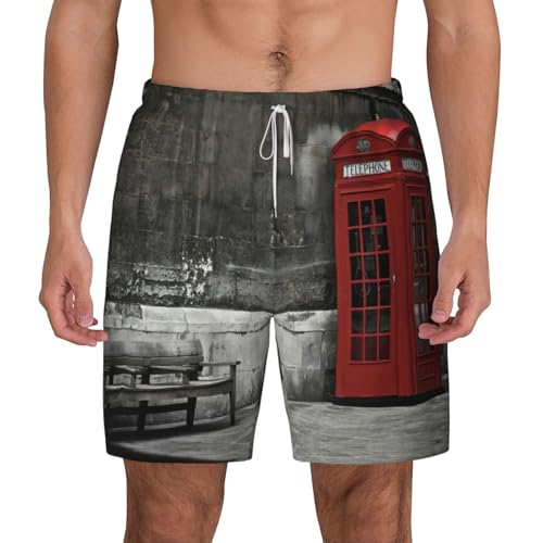 Short de bain de plage homme imprimé britannique pour le surf d'été