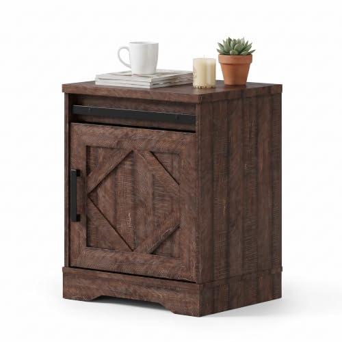 Image of WAMPAT 24.3 inch H Vintage Farmhouse Style End Table