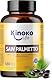 Kinoko Life Saw Palmetto 180 Kapseln. Prostata komplex kapseln. Reines Sterollipid Sägepalmenextrakt 85-95%. Mit Omega 9, Kürbiskernöl, Pygeum Africanum, BetaSitosterol, Boswellia, Dht Blocker