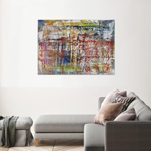 Tableau sur toile abstrait Sans titre 4 impression 30x45cm