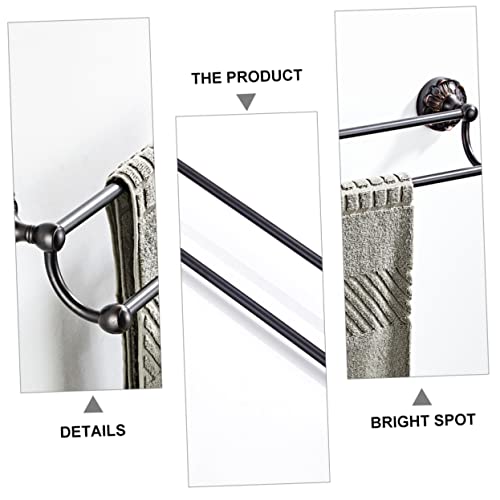 Porte-serviettes double barre : la solution gain de place contre le linge humide - 7